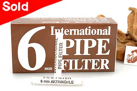 International Aktivkohlefilter 6mm (50 Filter)